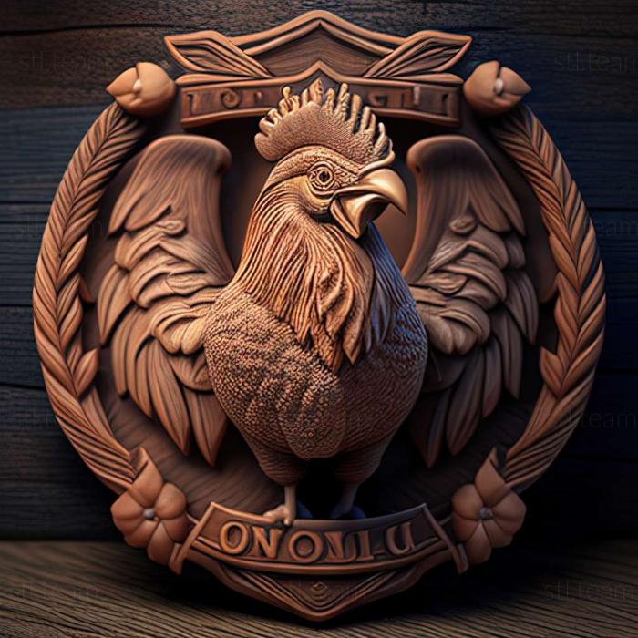 3D model Chicken Police game (STL)